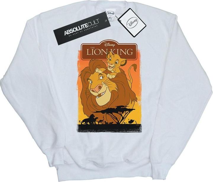 Actual product image Disney Mens The Lion King Simba And Mufasa Sweatshirt (L)