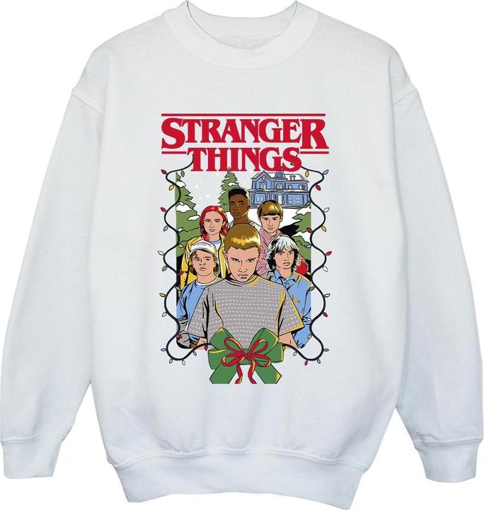 Produktbild Netflix Stranger Things Christmas Poster Sweatshirt Mädchen (140, 146)