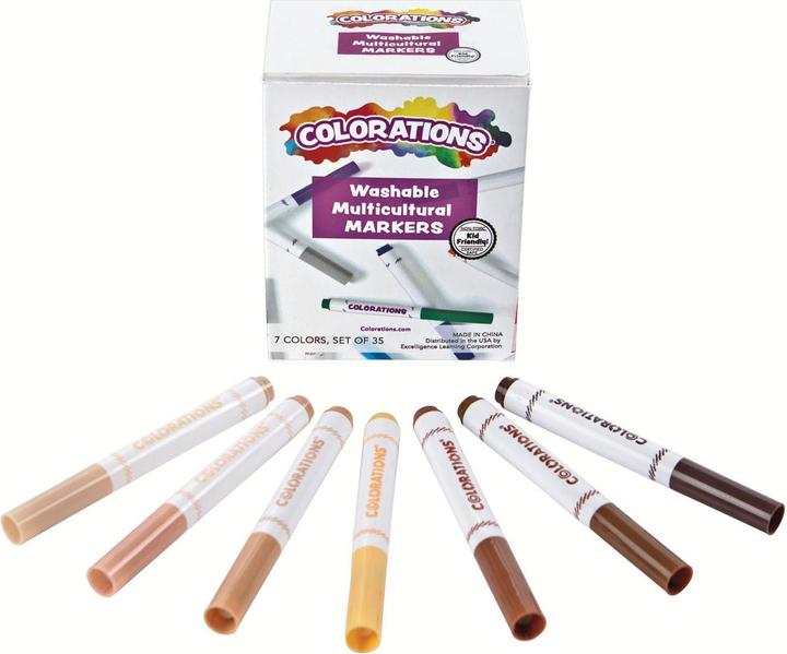 Image du produit Colorations - Feutres Chubby Tons chair, 35 pcs. (Multicolore, 35 x)
