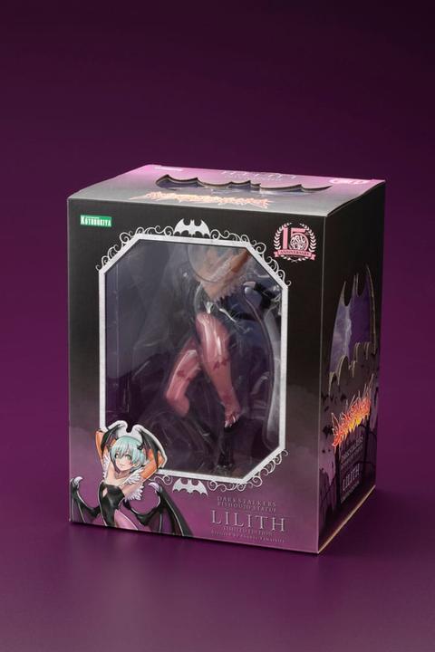 Actual product image Kotobukiya Darkstalkers Bishoujo PVC Statue 1/7 Lilith Limited Edition 22 cm