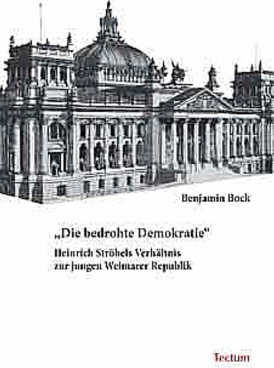 Produktbild Die bedrohte Demokratie (Deutsch, Benjamin Bock, 2010)