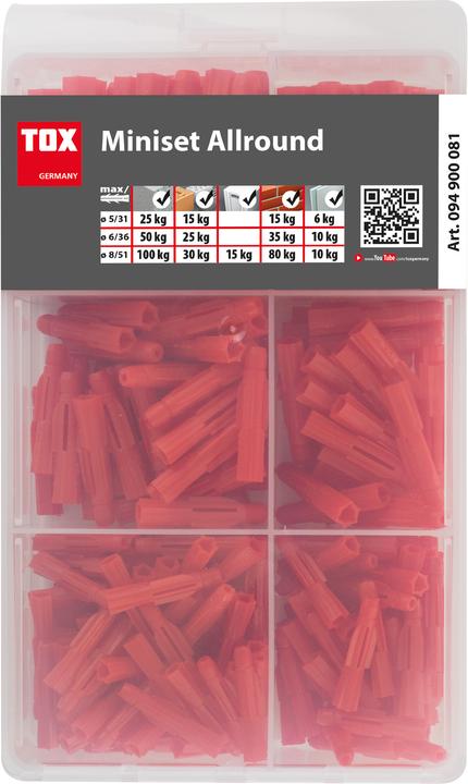 Tox Miniset Standard-Sortiment Allround (240 pz.)