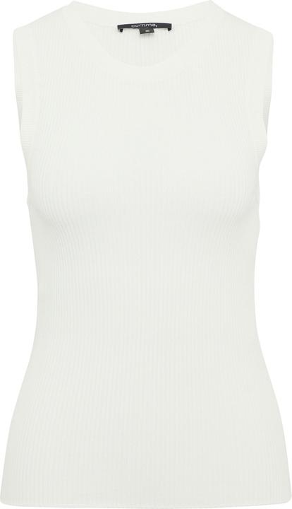 Produktbild Comma Strickpullunder Geripptes Stricktop aus Viskosemix im Slim Fit (44)