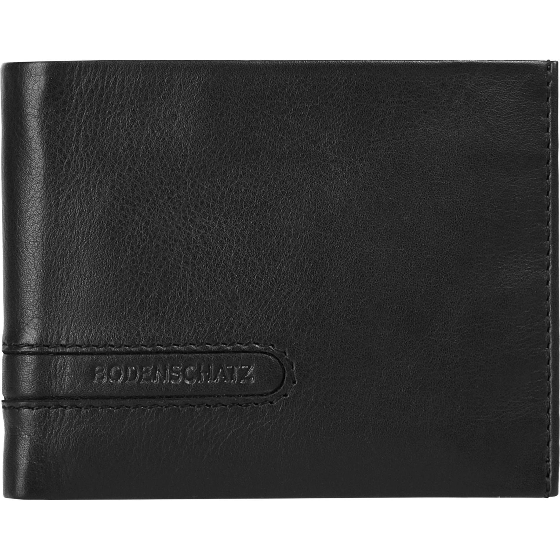 Bodenschatz, Herren, Portemonnaie, Geldbörse, Schwarz