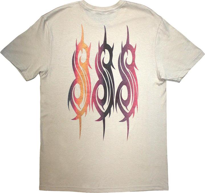 Actual product image Slipknot Unisex Adult Inlay Back Print 25th Anniversary T-Shirt (M)