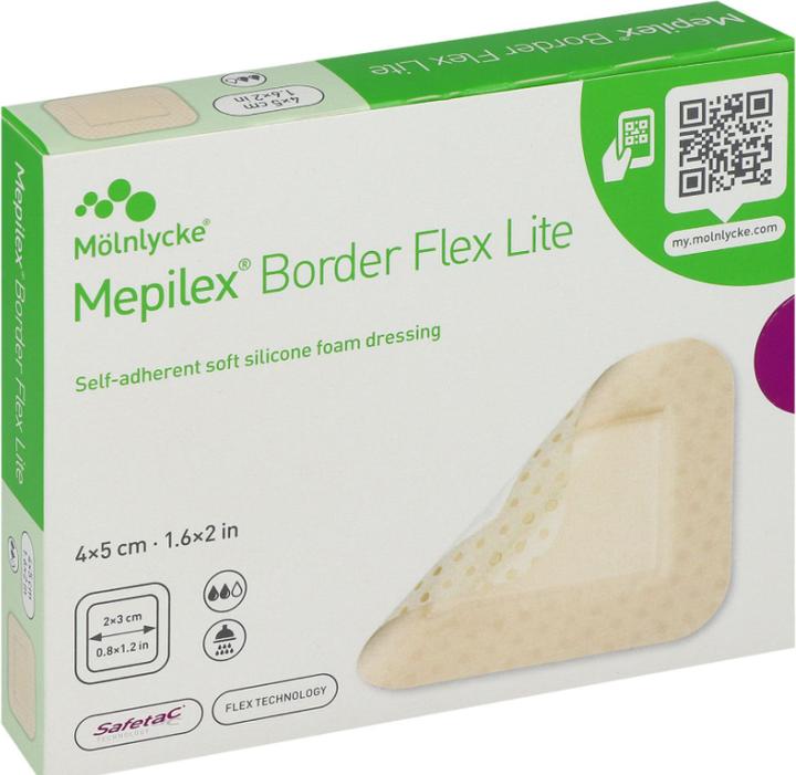 Produktbild Mepilex Border Flex Lite 4x5cm 10 Stk (10x)