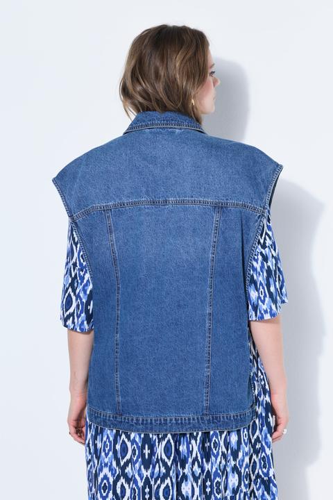 Produktbild Studio Untold Jeansweste, oversized, offene Seitennähte (58, 60)