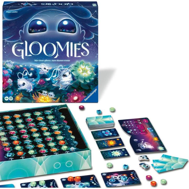Image du produit Ravensburger 24616 - Gloomies - Jeu de stratégie simple pour familles, adultes et enfants - (Allemand, 2 - 4 Joueur)