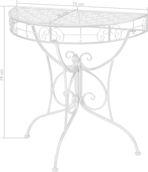 Image du produit vidaXL Beistelltisch (36 x 72 x 74 cm)
