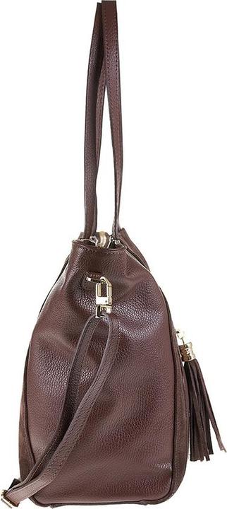 Actual product image Pierre Cardin Damenhandtasche Made In Italy - Modell Erisia Plus - 100% Leder - 48.0 X 30.0 X 16.0 Cm