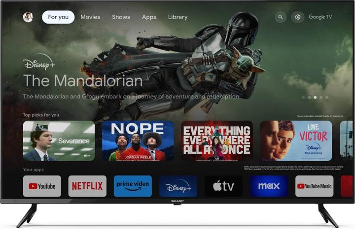 Sharp 50GL4060E (50", LED, FWVGA, 2023)