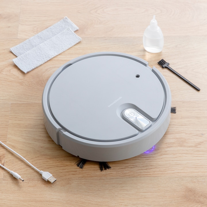 Actual product image InnovaGoods Multifunctional rechargeable robot hoover (Vacuum mopping robot)