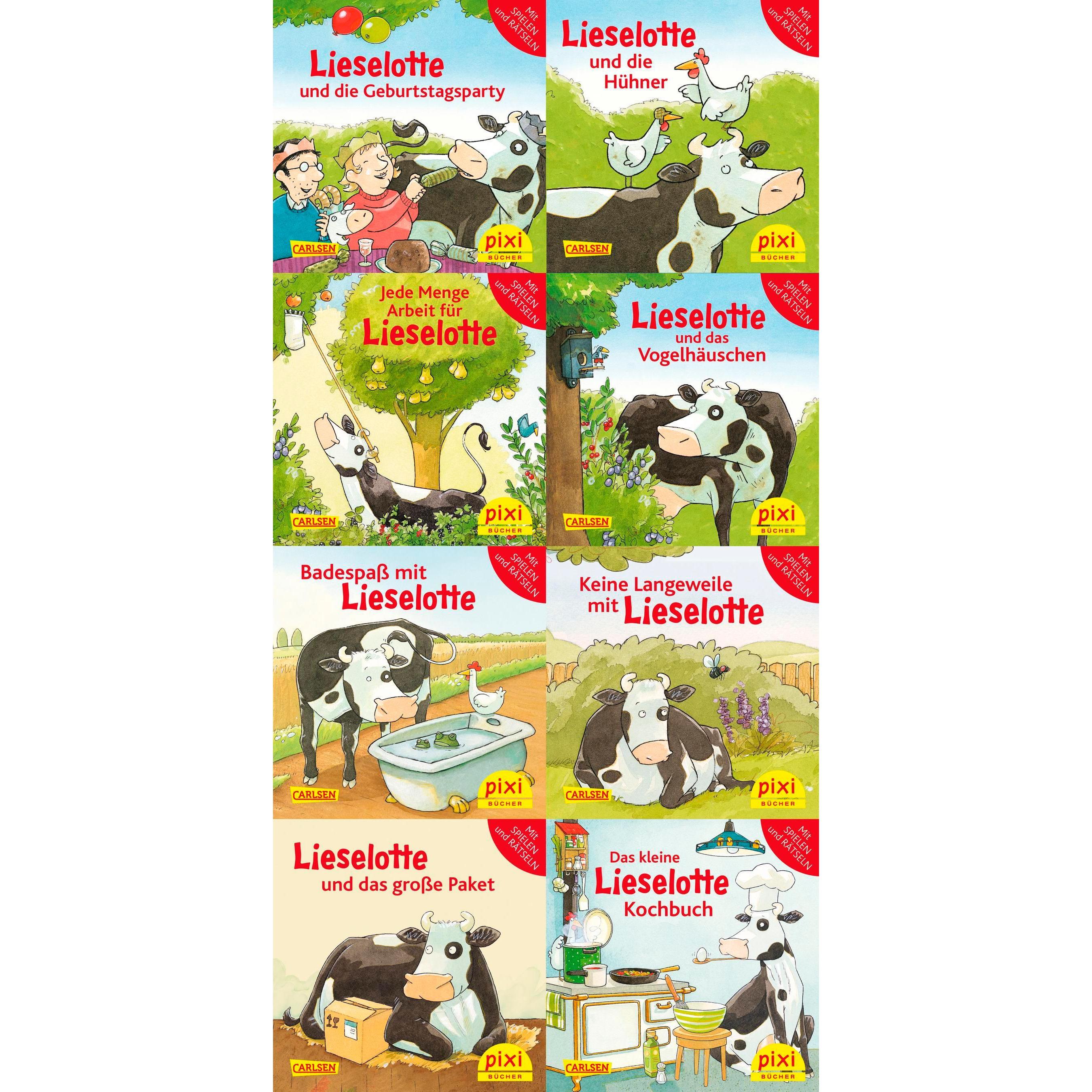 Pixi-Box 251: Lieselotte (8x8 Exemplare), Kinderbücher von Laura Leintz