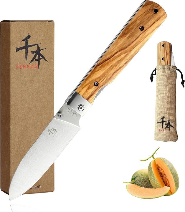 Produktbild Senbon Klappbares Santokuküchenmesser (11 cm)
