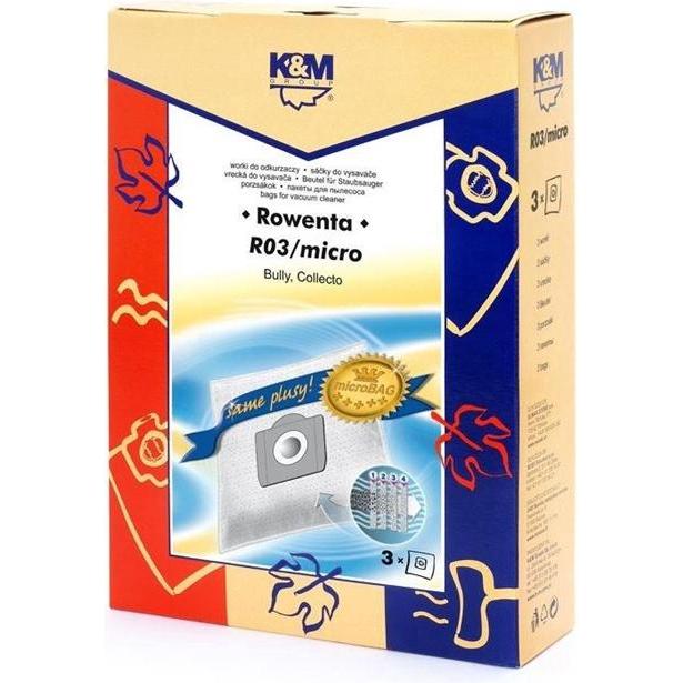 KM Sacchetti Vac Clea R03 Micro K m, Sacchetti per aspirapolvere