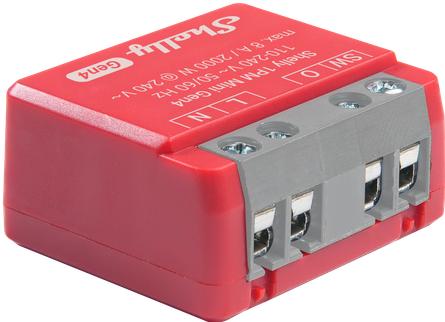 Produktbild Shelly 1PM Mini Gen4 (Schaltaktor)