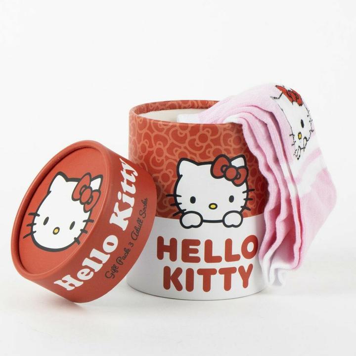 Actual product image Cerdá Sanrio Socks 3-Pack Hello Kitty 36-43 (pack of 3, 36 - 43)