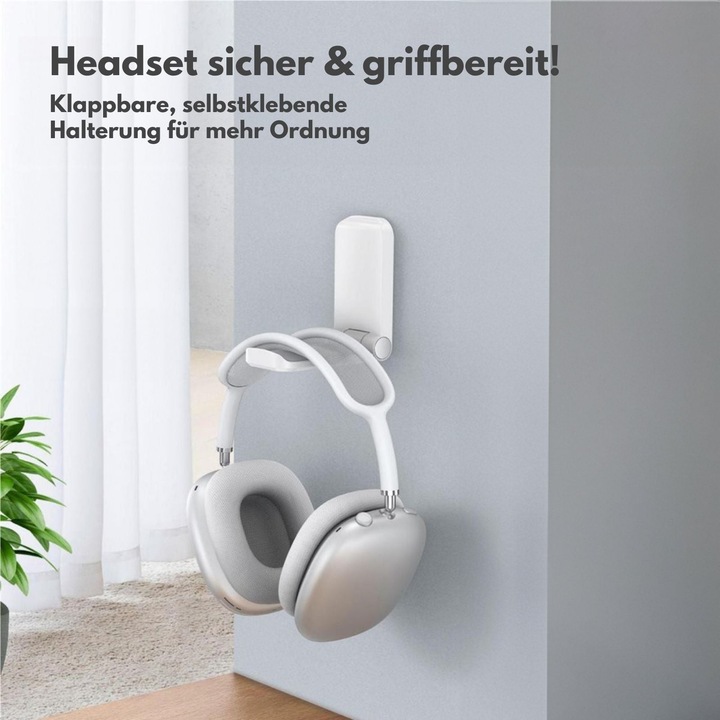 Image du produit Hermex Headset-Halterung Kopfhörer-Halter Headset-Haken Aufhängung