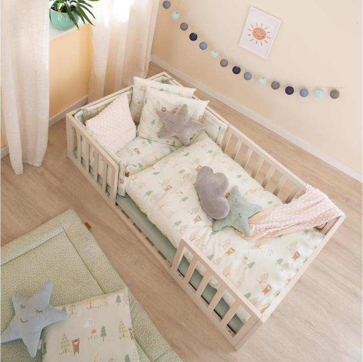 Produktbild Roba Bettwäsche 2-teilig Woodland Buddies (100 x 135 cm, 40 x 60 cm)