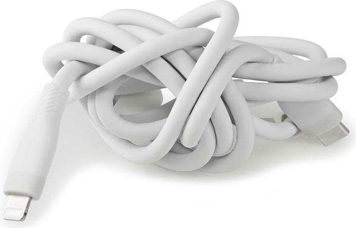 Actual product image Nedis Lightning Cable | USB 2.0 | Apple Lightning 8-Pin | USB-C™ Plug | 480 Mbps | Nickel-plated | 1 (1.50 m, USB 2.0, 27 W)