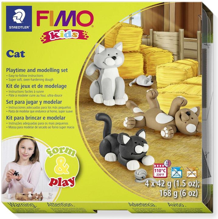 Image du produit Fimo - Kids Form & Play Set - Chat (8034 16 LZ)