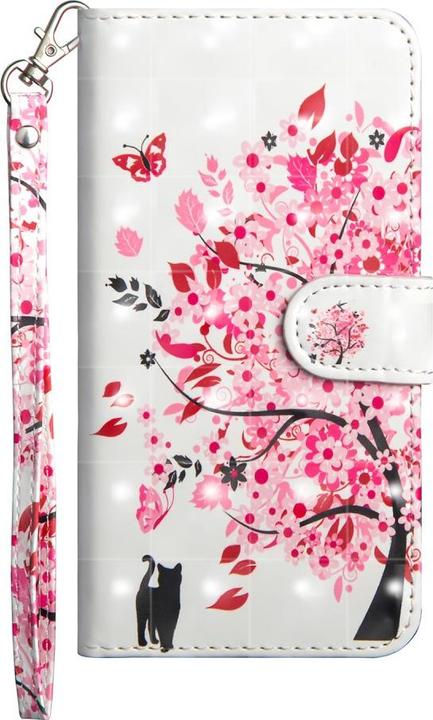 Actual product image Cover-Discount Google Pixel 5 - case glitter effect tree pink (Google Pixel 5)