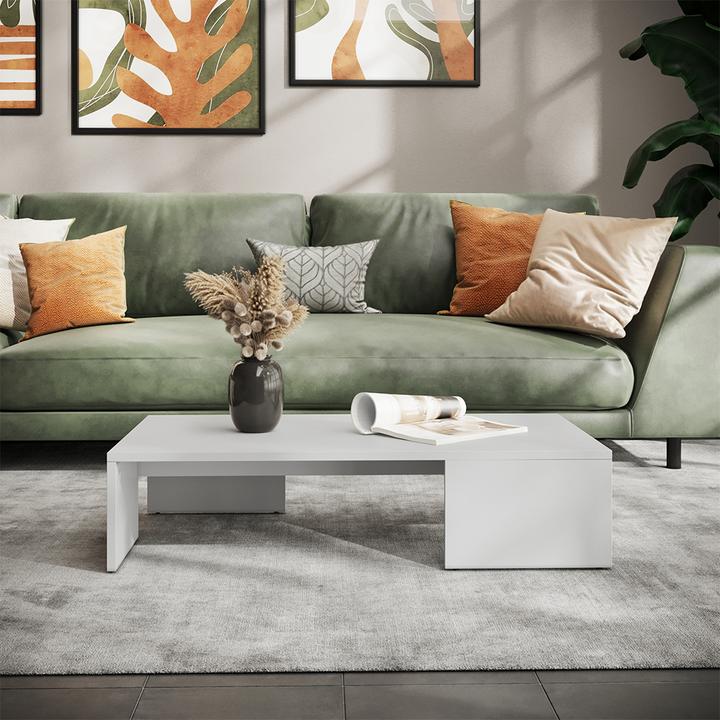 Produktbild Vicco Couchtisch Hardi, Weiss, 90 x 21.4 cm