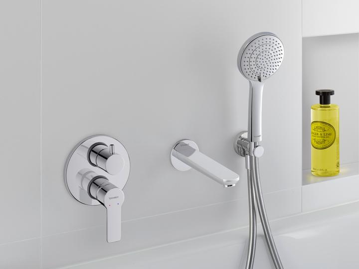 Actual product image Duravit D-Code single lever mixer concealed set, 2 consumers