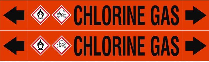 Produktbild Brady ASME - Rohrmarkierer - Chlorine Gas