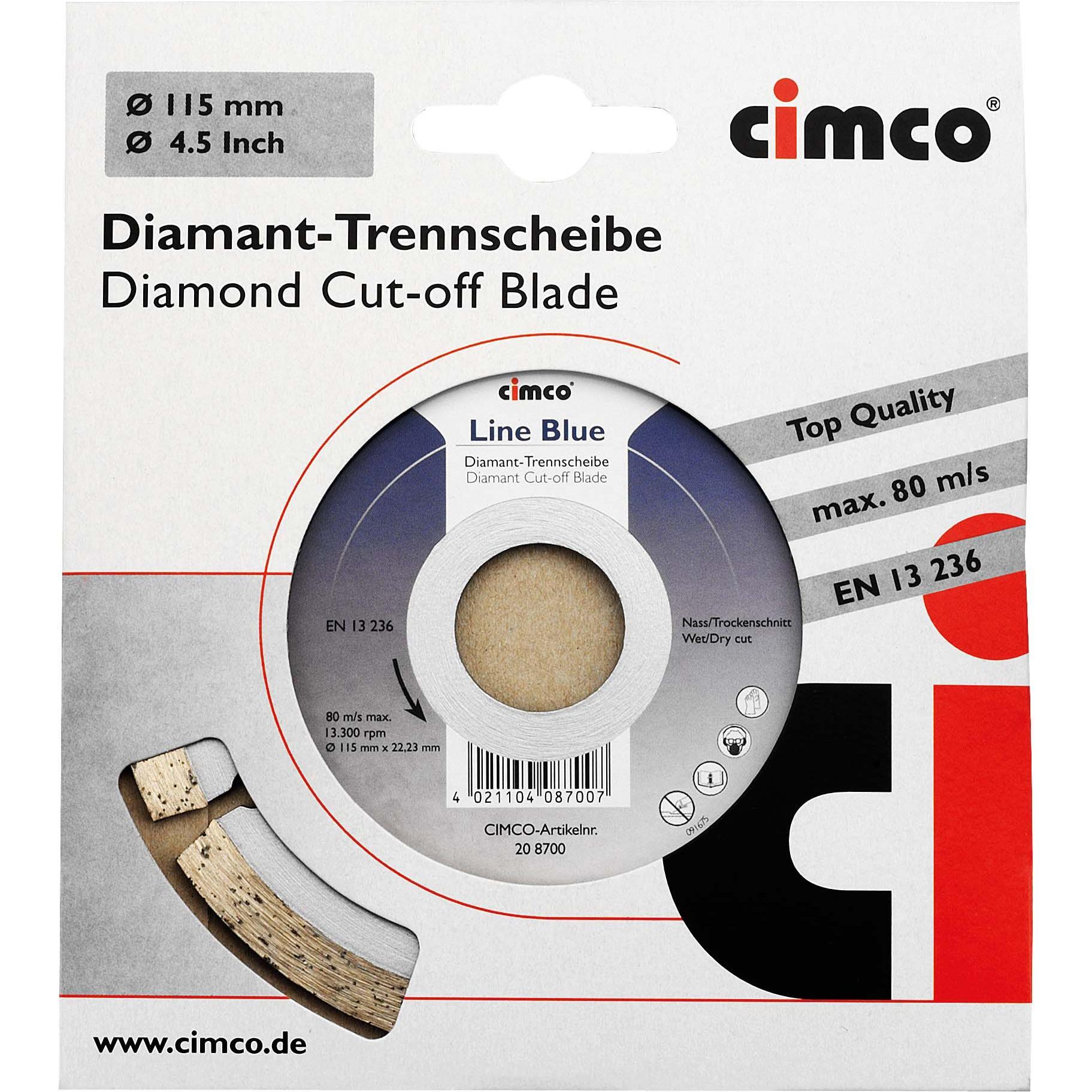 Cimco, Sägeblatt, Diamanttrennscheibe