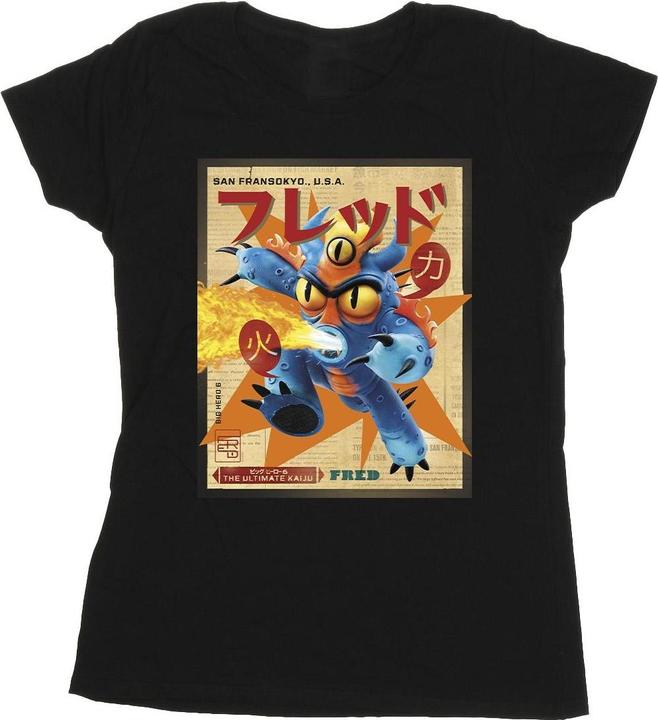 Produktbild Disney Big Hero 6 Baymax Fred Newspaper TShirt (L)