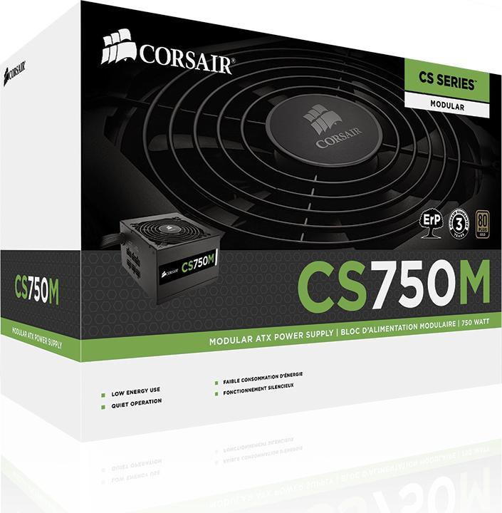 Actual product image Corsair Cs750m (750 W)