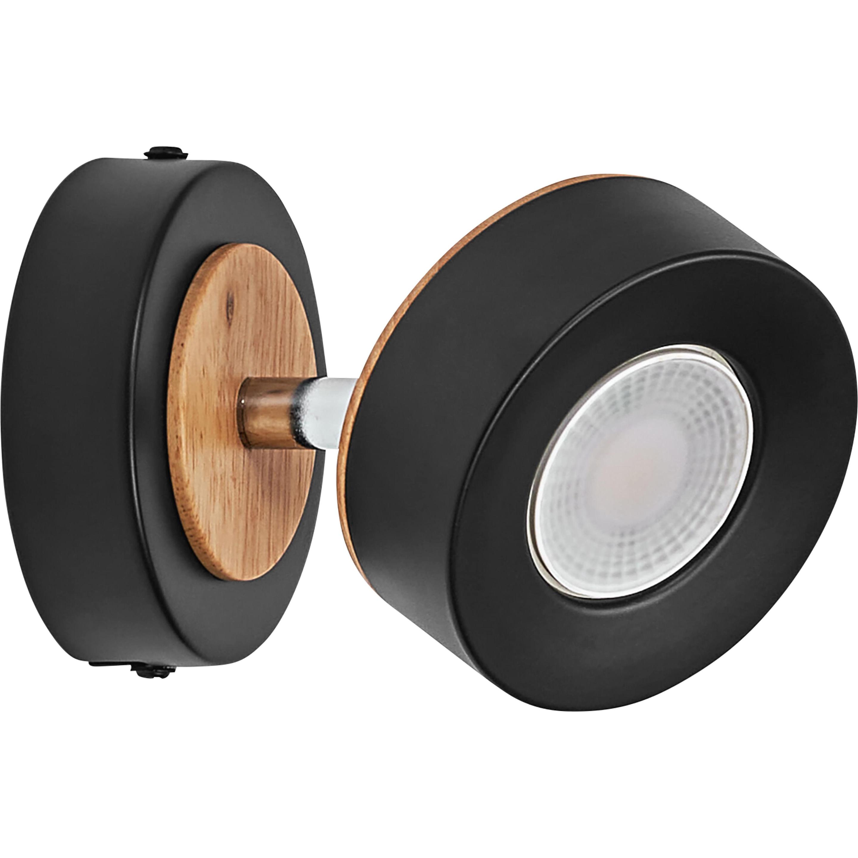 Ledvance, Wandleuchte + Deckenleuchte, DECOR SPOT PLUTO BLACK 1 Spot (300 lm)