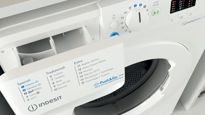 Actual product image Indesit Free-standing washing machine BWA 81496X WV IT - BWA 81496X WV IT (8 kg, Left)