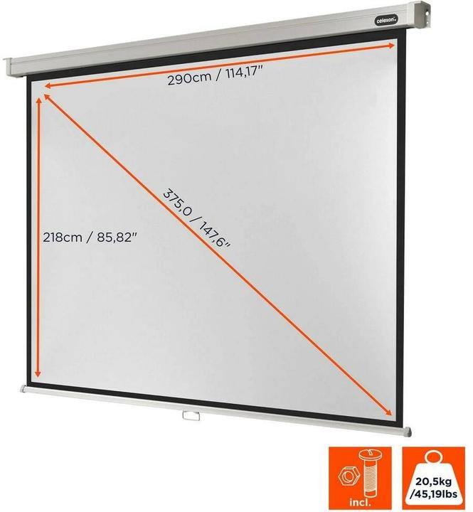 Produktbild Celexon Rollo Professional, Leinwand, 4:3 (142.91", 4:3)