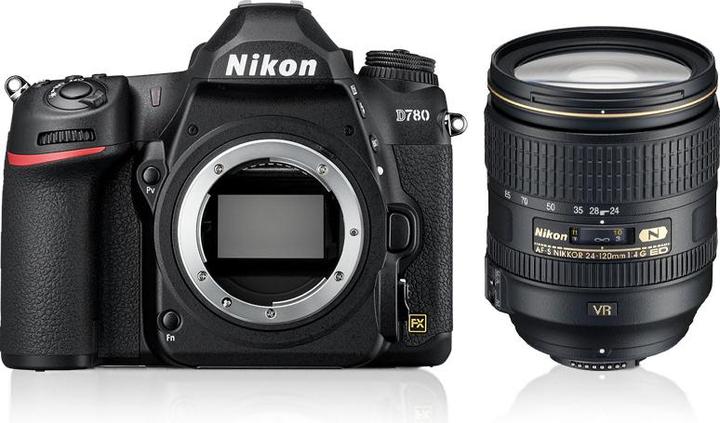 Nikon D780 Kit (24 - 120 mm, 24.50 Mpx, Full frame)