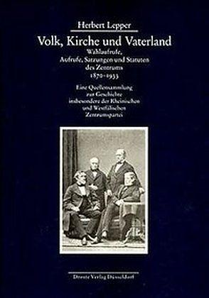 Produktbild Volk, Kirche und Vaterland (Deutsch, Herbert Lepper, 1998)