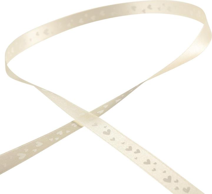 Produktbild Viana Geschenkband mit Herzen Rolle für romantische Dekorationen (1x)