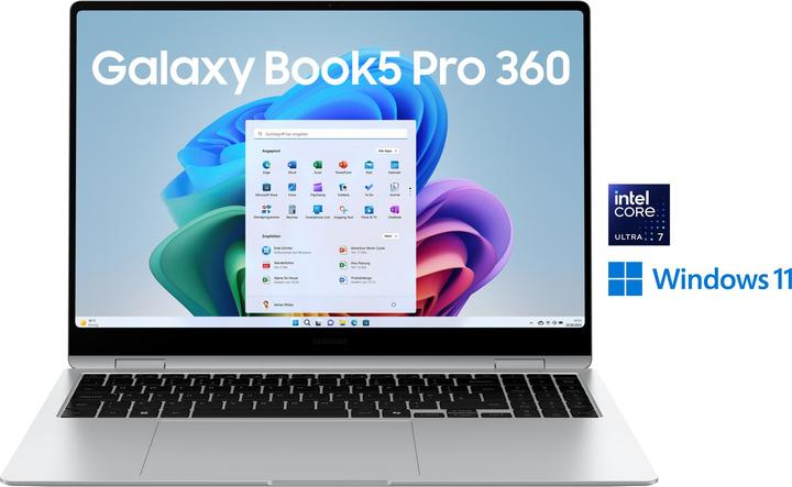 Productafbeelding Samsung Galaxy Book5 Pro 360 (16", Intel Core Ultra 7 258V, 32 GB, 1000 GB, DE)