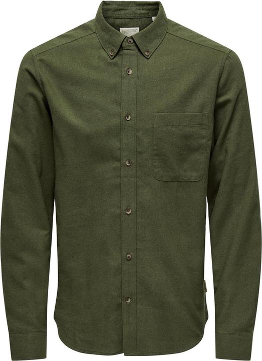 Produktbild Only & Sons Einfarbiges Langarmhemd (XXL)