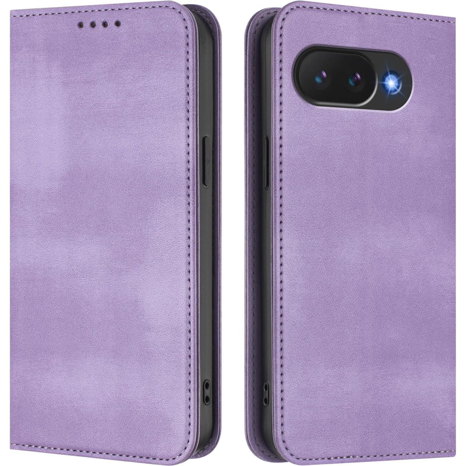 Cover-Discount Google Pixel 10a - Flip Case mit RFID Blocker (Google Pixel 10a), Cover smartphone, Viola