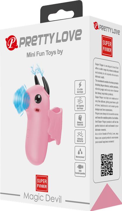 Produktbild Pretty Love Mini Fun Toys - Magic Devil - Fingervibrator - Rosa