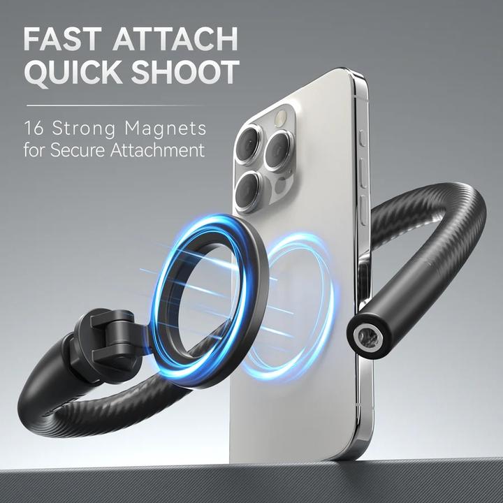 Actual product image Telesin Flexible magnetic smartphone monopod tripod