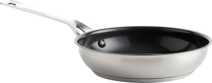 Actual product image KitchenAid Patelnie stalowe z powłoką 20 + 24 + 28 cm (28 cm, Pan set + pot set, Stainless steel)