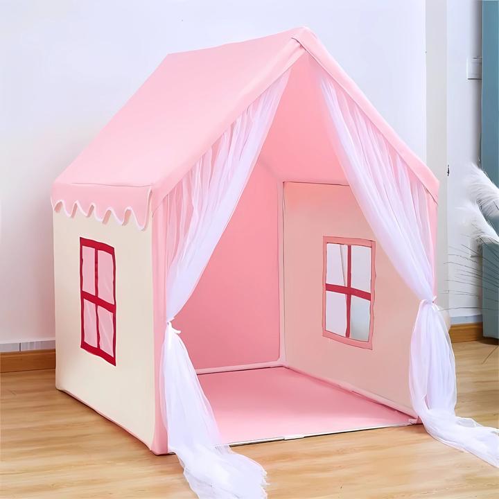 Actual product image Milkii Playhouse/ play tent with curtain, pink