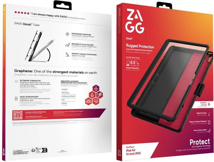 Actual product image Zagg Denali Case Meredith iPad Air 13" (2024) (Apple iPad Air 13 2024)