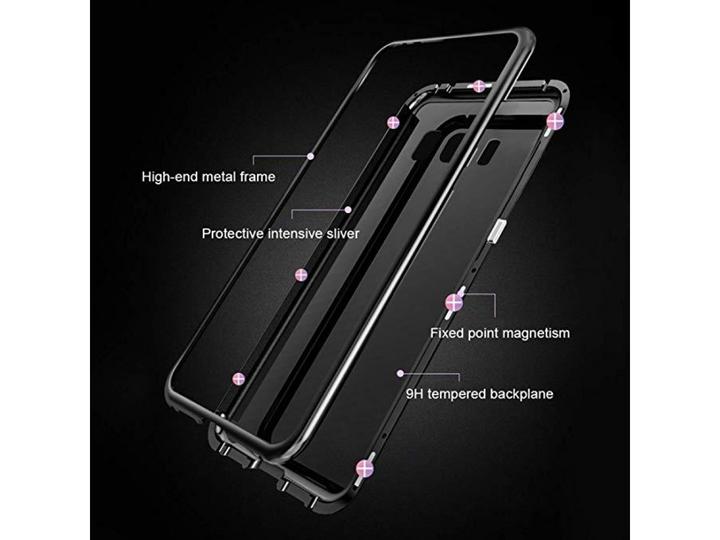 Produktbild G-Case Samsung Galaxy S8+ Aluminium Magnetic Glass Backcover Hülle (Samsung Galaxy S8+)
