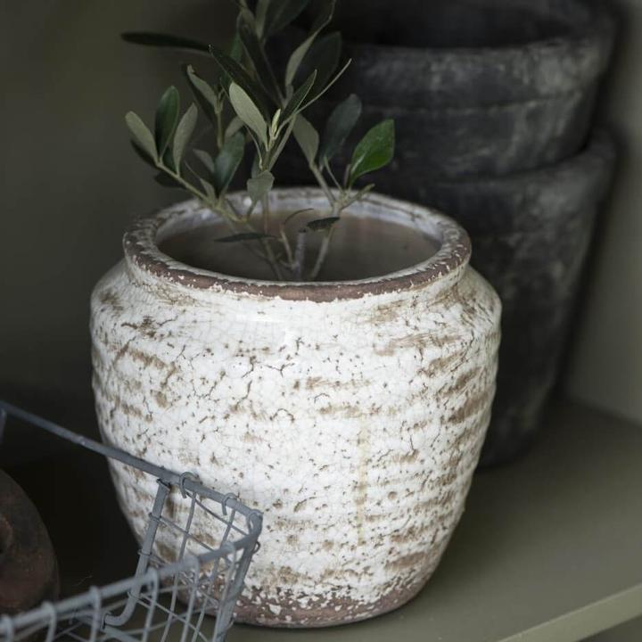 Image du produit Ib Laursen Pot Craquelé White Sky (12.50 x 16 cm)