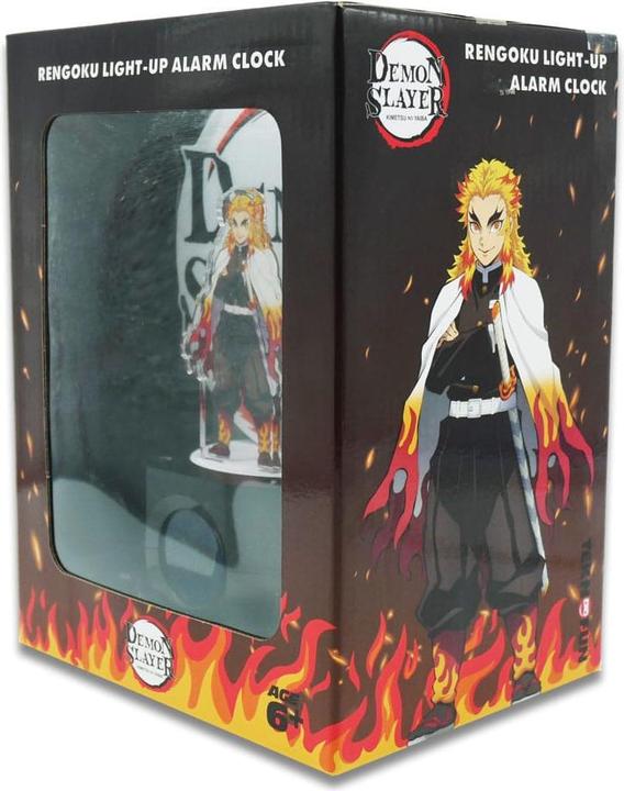 Actual product image Teknofun Demon Slayer: Kimetsu no Yaiba - Réveil et Lampe Kyôjurô Rengoku