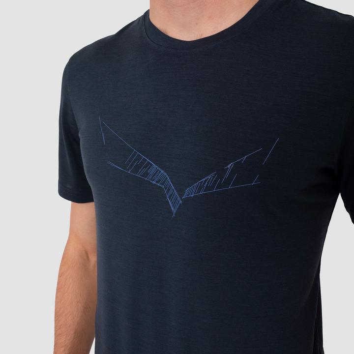 Actual product image Salewa Puez Eagle Sketch Merino T-Shirt (XL)